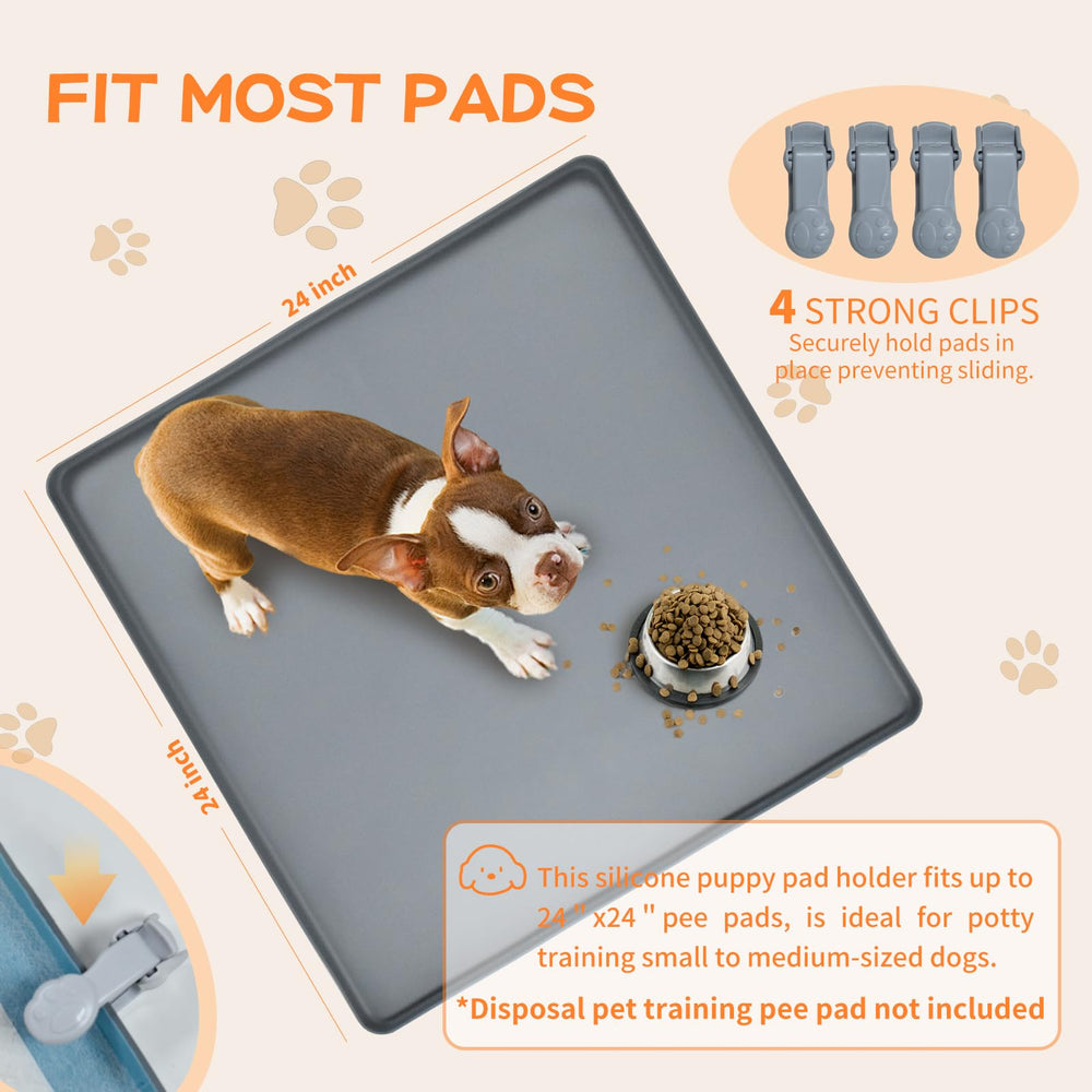 Greatbond silicone non-slip pee mat ensures safe floor protection