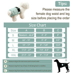 Grecle dog diapers washability design demonstrates durable materials for frequent reuse