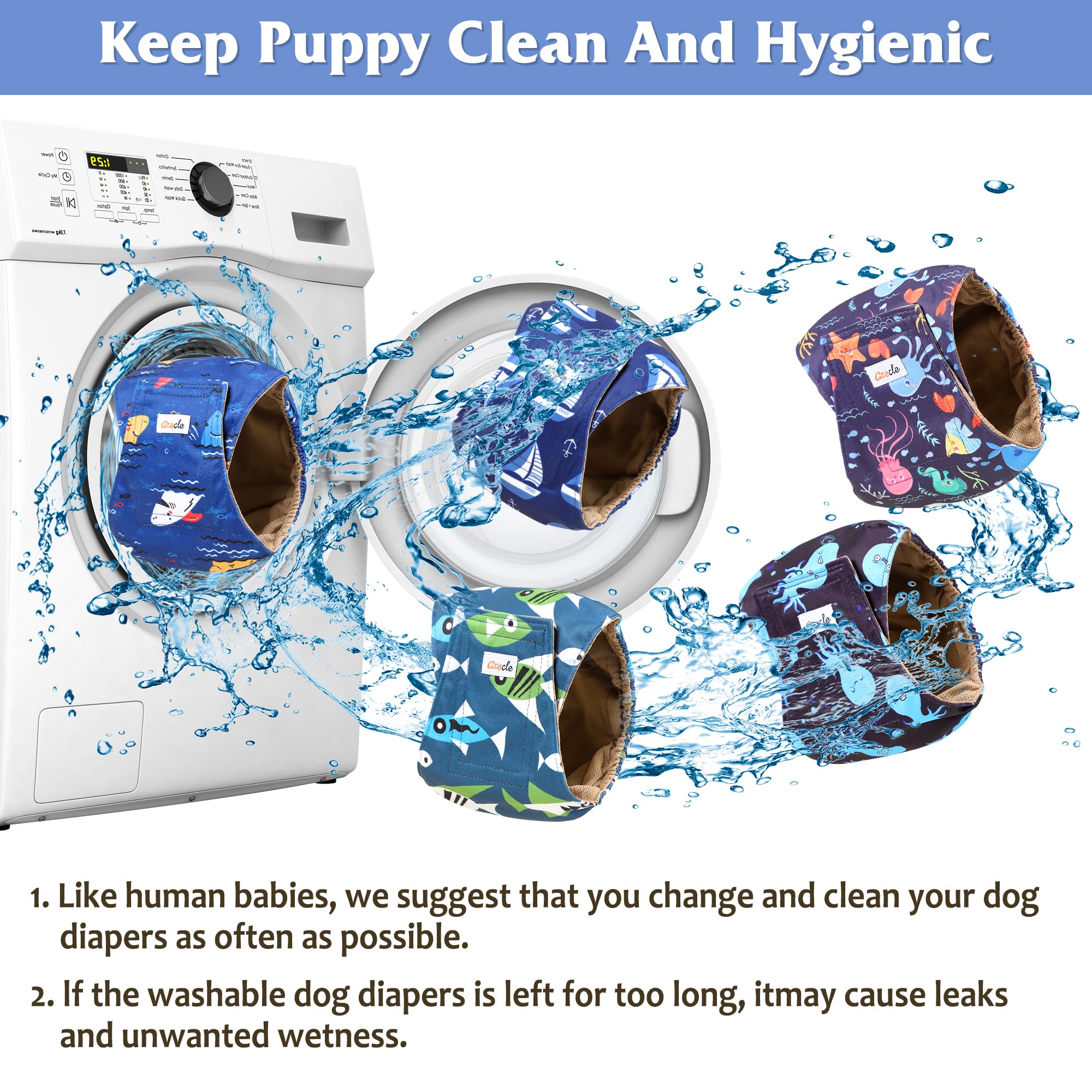 Grecle training use-case with puppy in Seafloor color