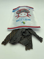 Green Coast Pet Beef Liver Crisps air-dried-process preserving flavor and protein