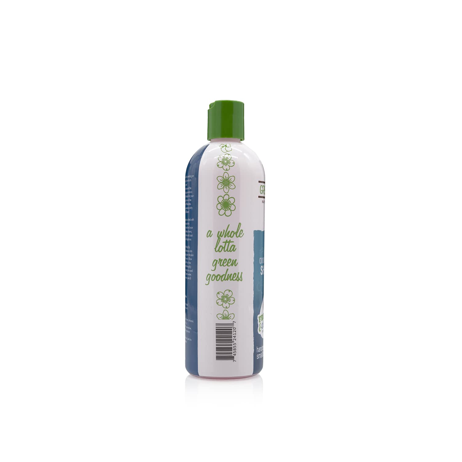 GreenGroom Odor Eliminator being poured shows ultra-concentrated formula