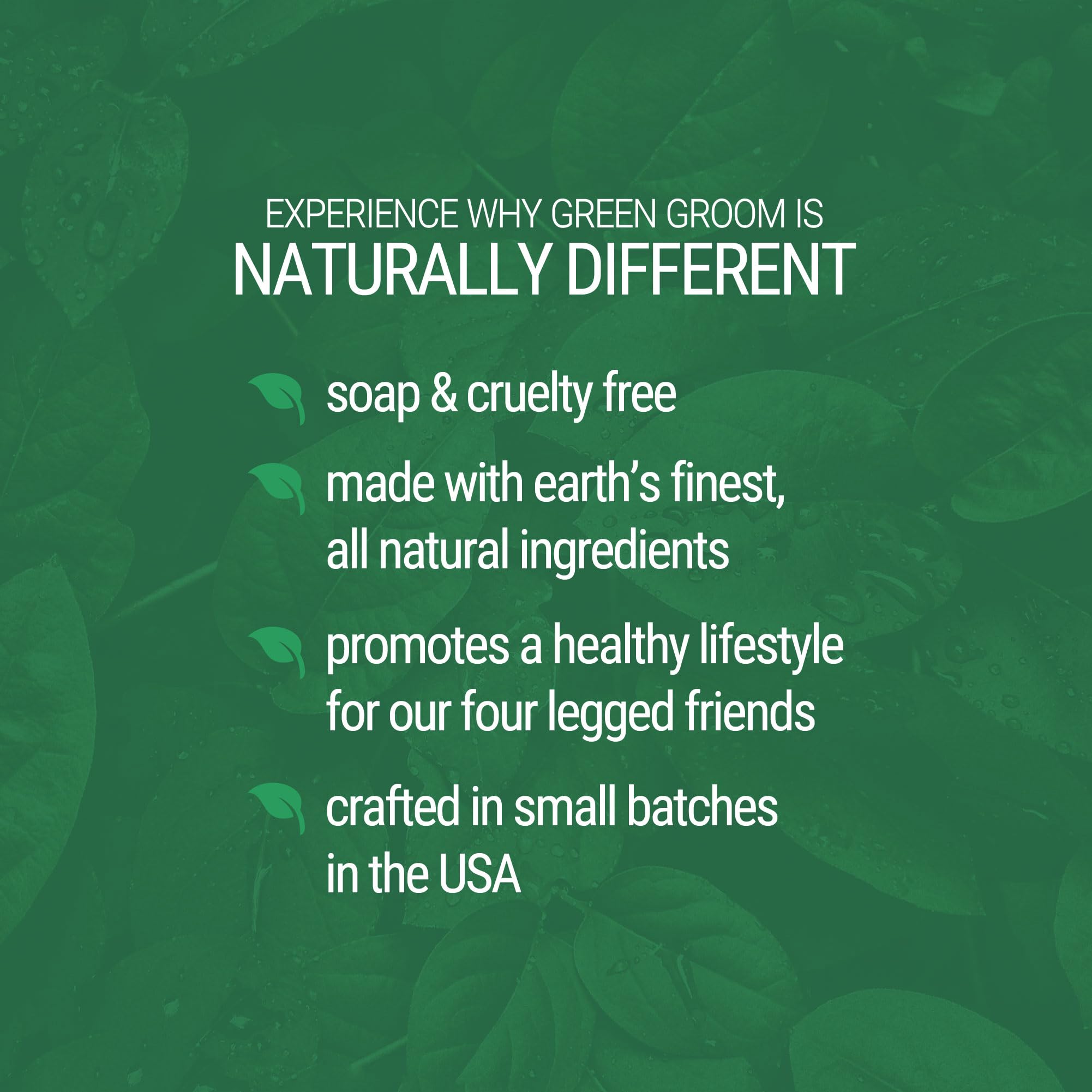 GreenGroom Odor Eliminator in grooming studio indicates professional-grade use