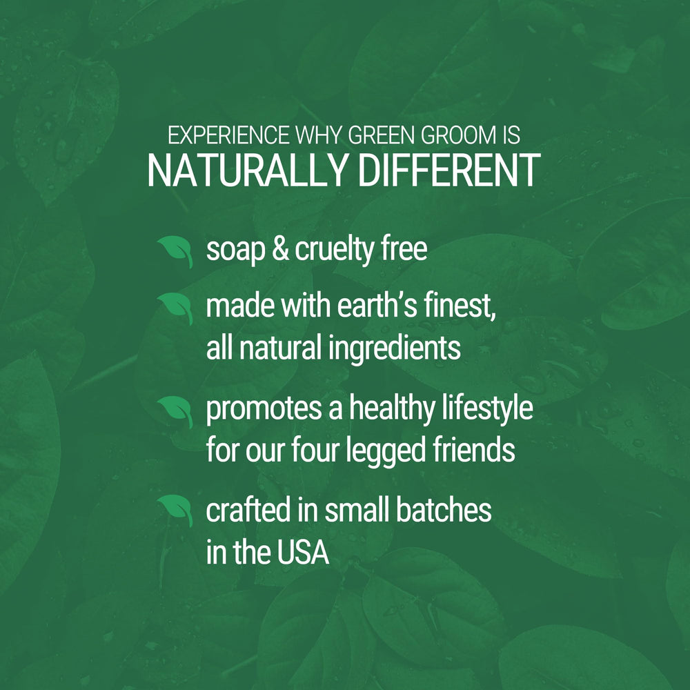 GreenGroom Odor Eliminator in grooming studio indicates professional-grade use