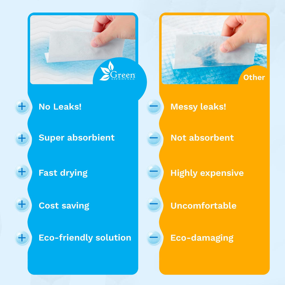 Green Lifestyle washable pads support dignity with discreet leak protection