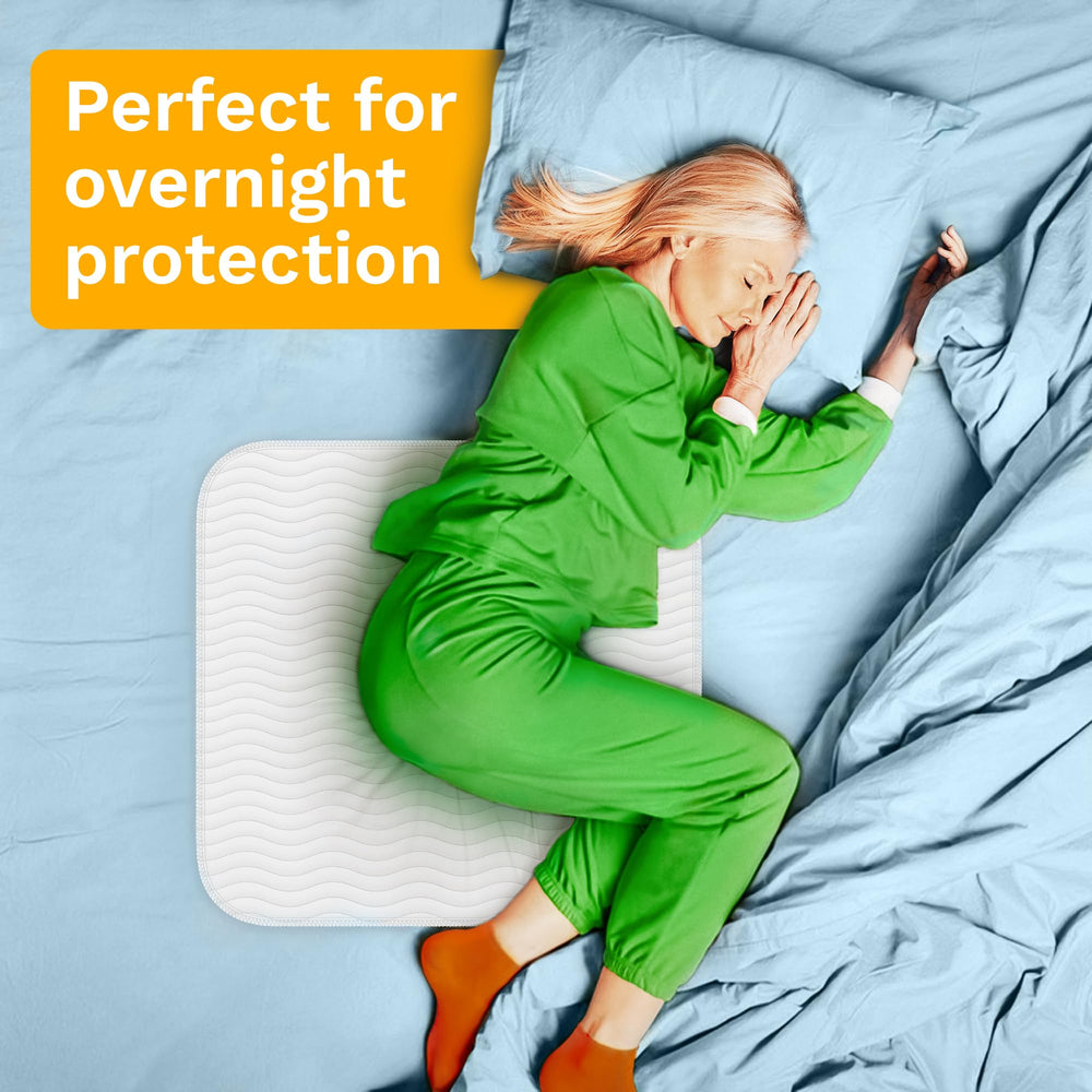 Green Lifestyle underpads fit any mattress size, exemplifying versatile support for twins to kings