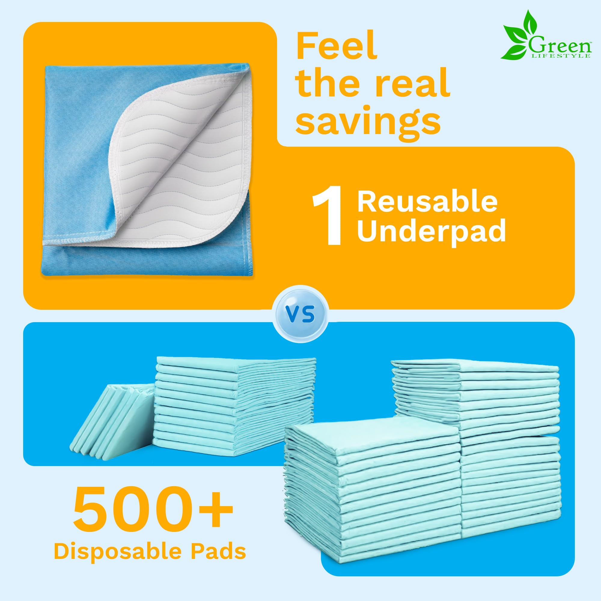 Green Lifestyle versatile pads serve pets and seniors, aiding overnight care routines