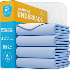 Green Lifestyle washable underpads 34x36 flatlay for reliable bed protection and easy cleanup