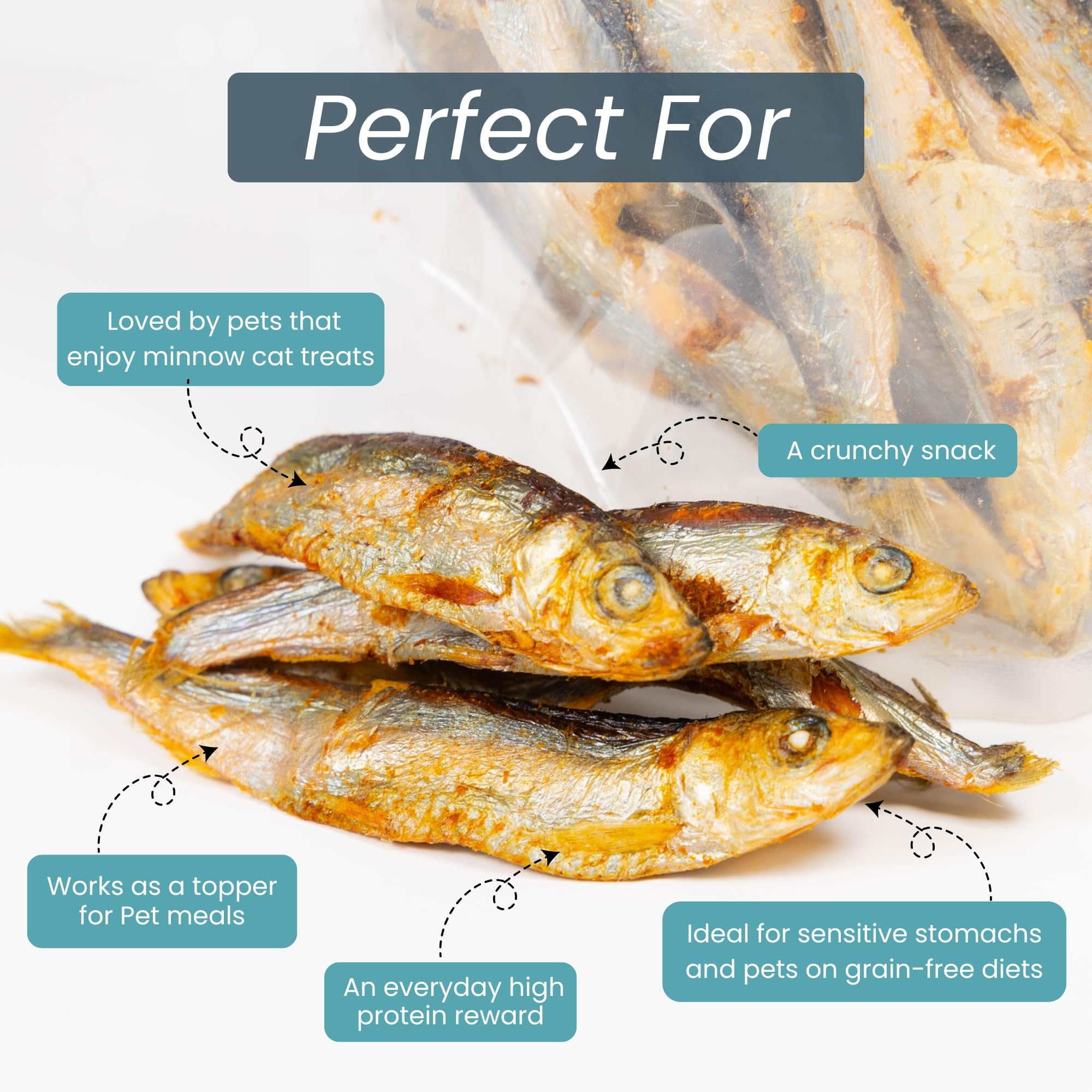 green paws gluten-free fish treats meal topper context enhances kibble flavor