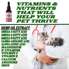 Green Planet Hemp pet oil dropper for easy, precise dosing