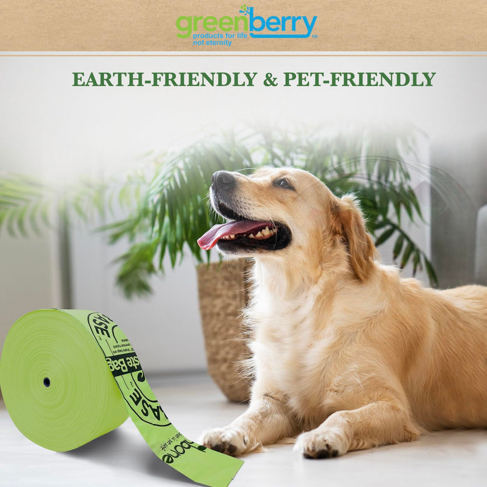 Greenbone BioBase bags show plant-based resin material supporting eco-friendly waste management.