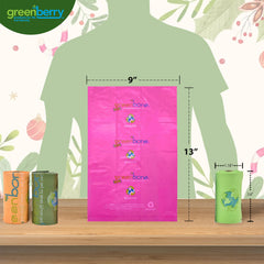 Bolsas multicolor Greenbone Biobase, temática naturaleza para paseos