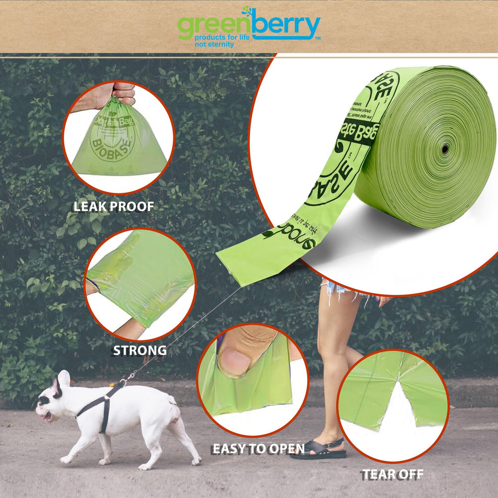Greenbone BioBase packaging box for organized storage near home and yard.