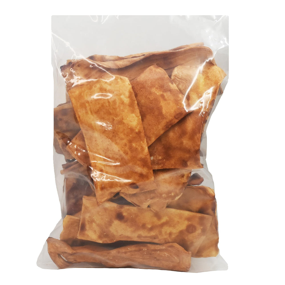 GreenCow Rawhide Chips natural ingredients free-range Brazil source emphasizes quality