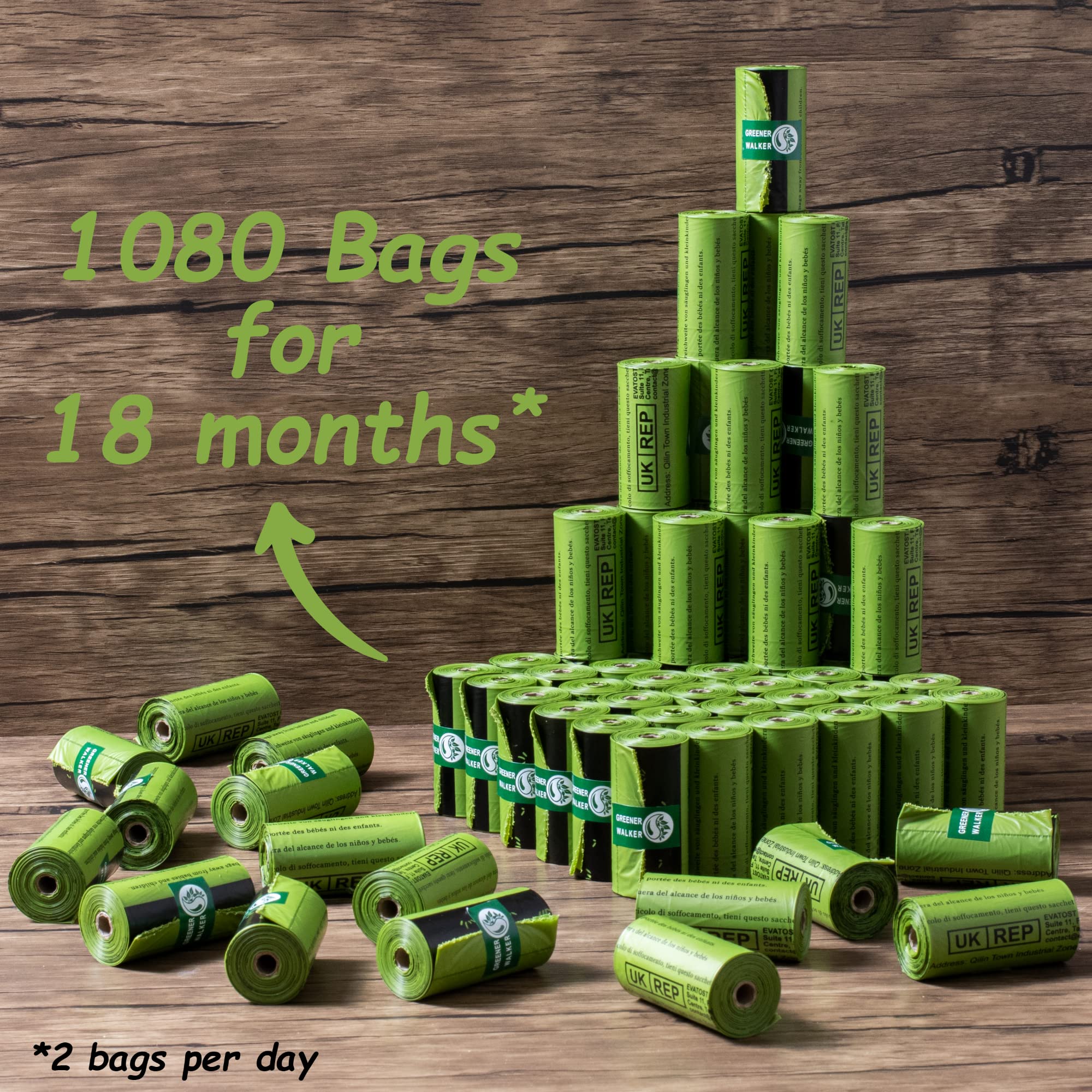 GREENER WALKER eco packaging with paper cores highlight sustainability