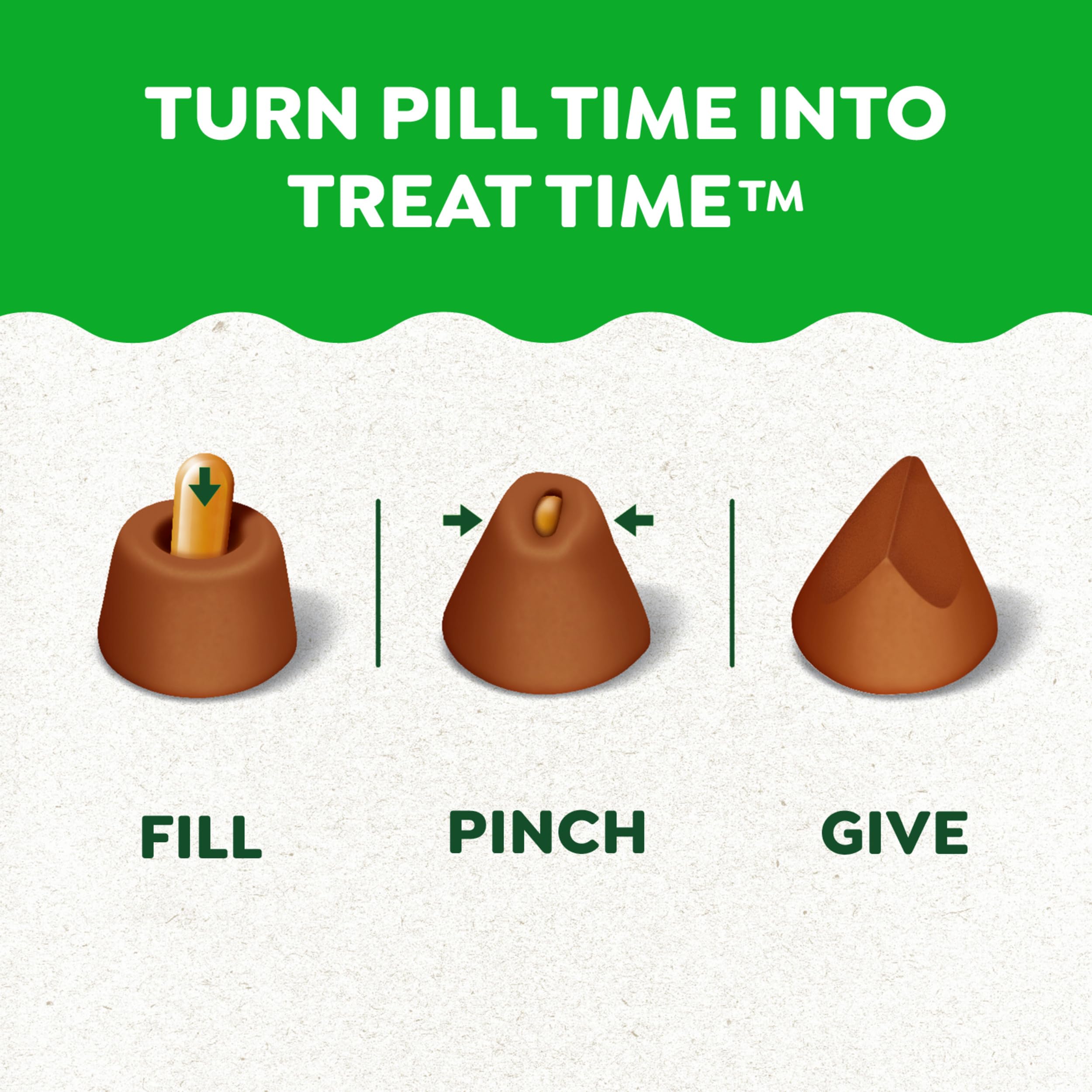 Greenies Feline Pill Pockets cat enjoying treat during medicine time.