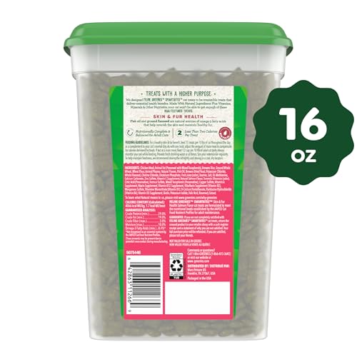 Greenies Smartbites dual-texture snack showing crunchy exterior and soft interior.