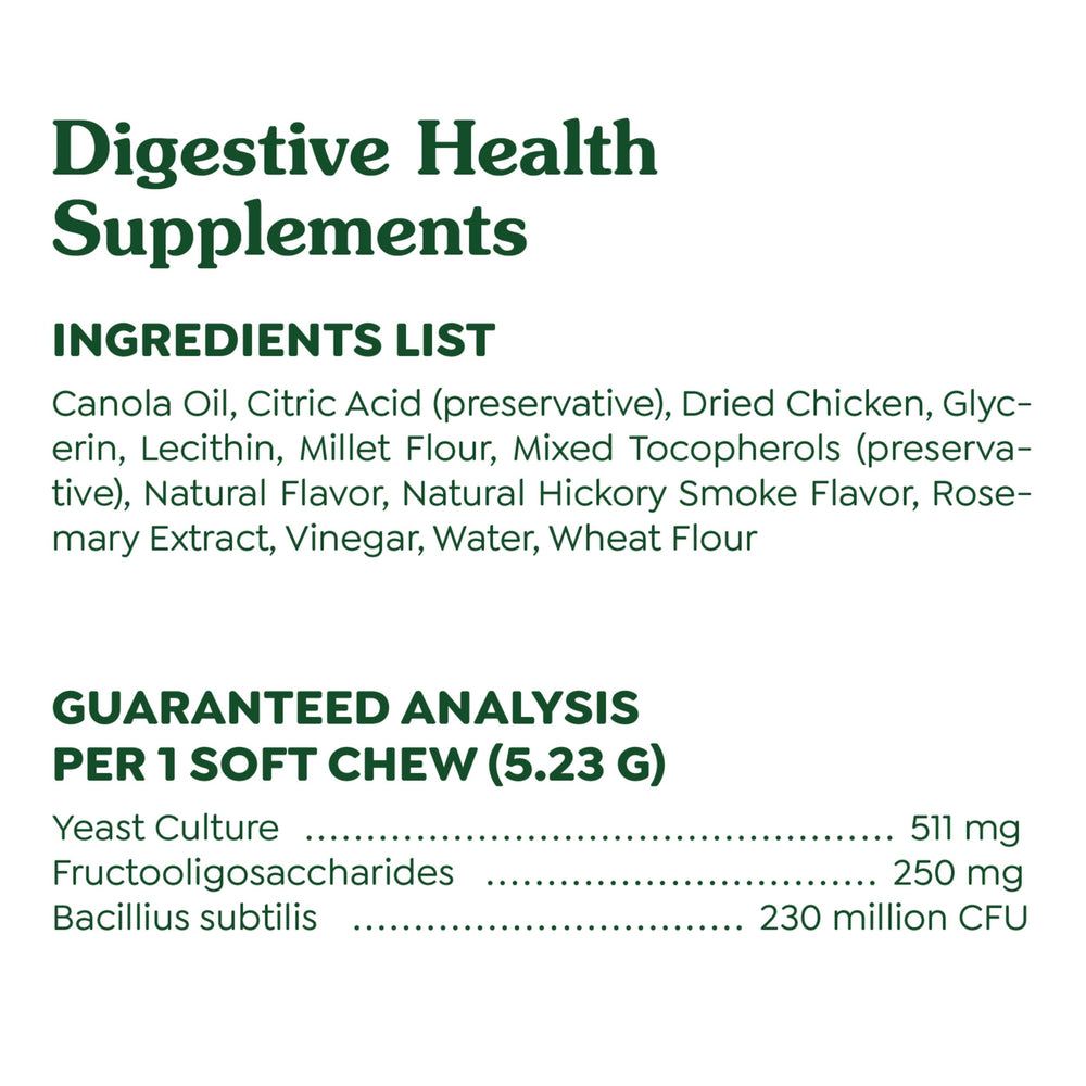 Greenies National Animal Supplement Council seal confirms quality and safety.
