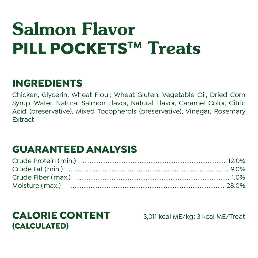 Greenies natural ingredients label highlights real ingredients and minerals
