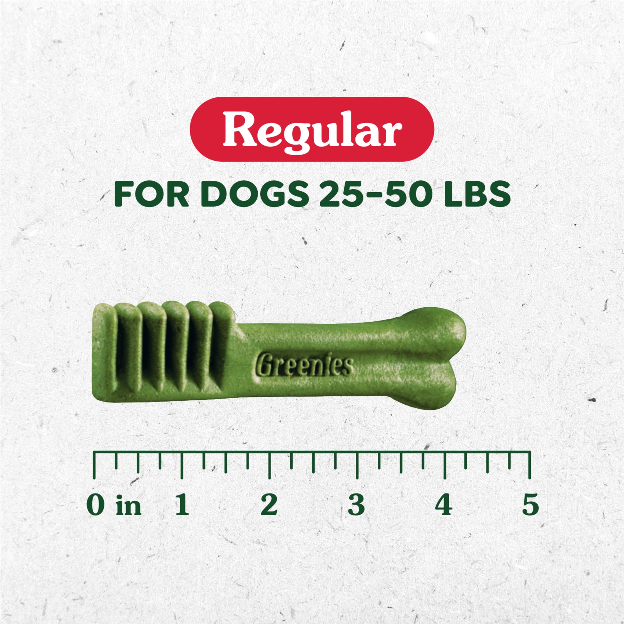 Greenies VOHC endorsement badge visible on packaging signals vet-recommended dental care.