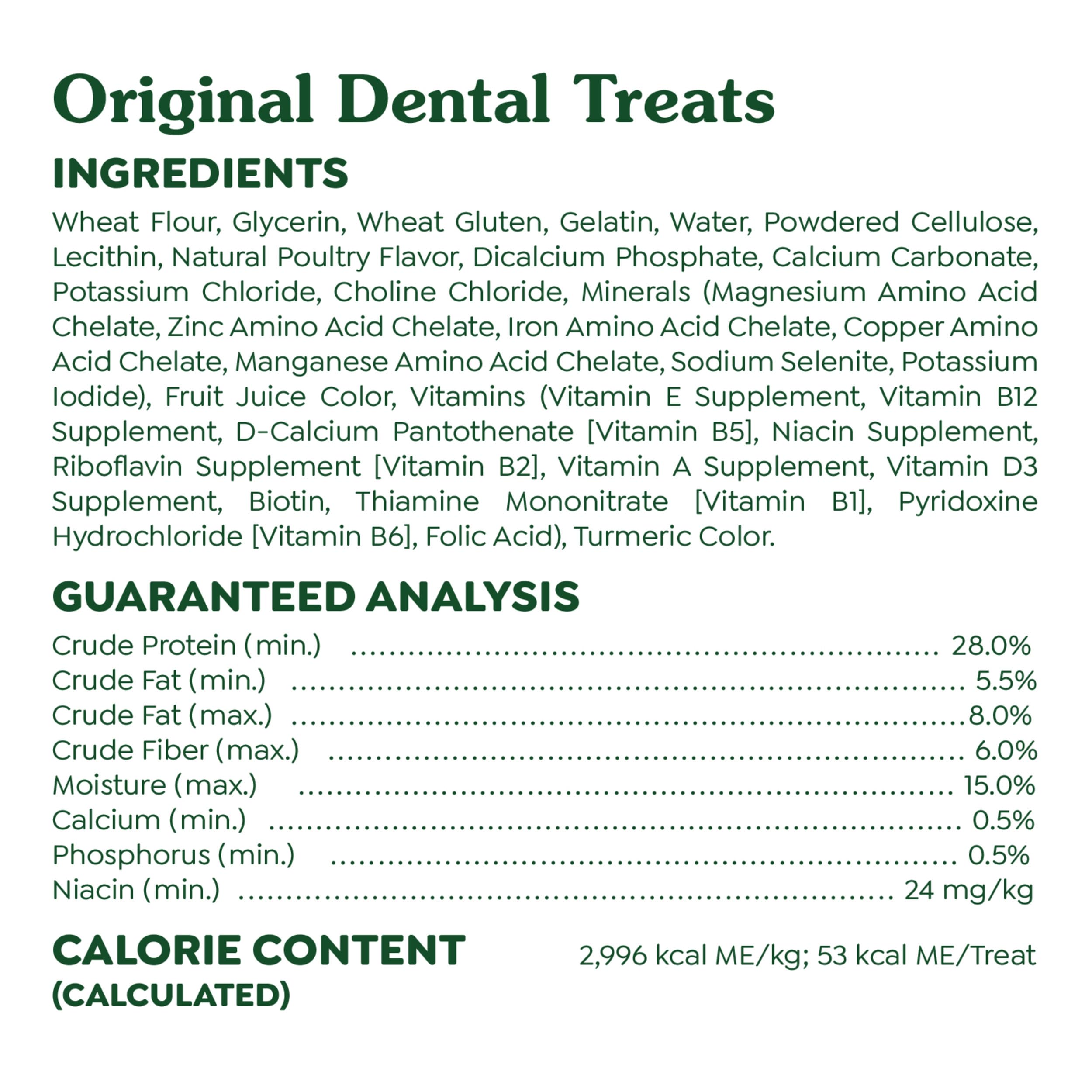 Greenies Original Teenie 65-count bag demonstrates easy daily routines