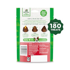 Greenies Pill Pockets Hickory Smoke flavor shown as tasty med option.