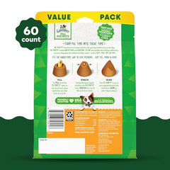 Greenies Pill Pockets large chicken packaging front showing packaging.