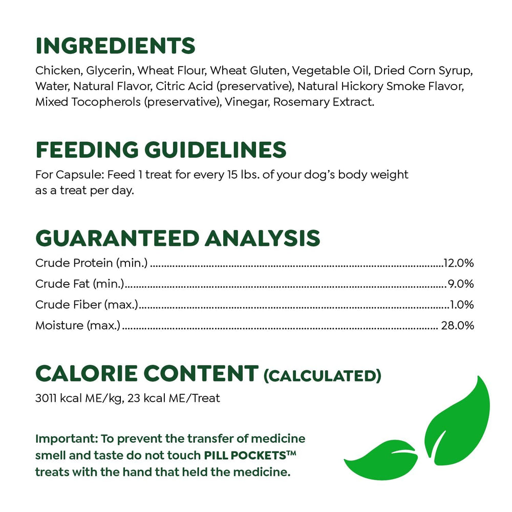 Greenies Pill Pockets natural ingredients emphasis in packaging imagery