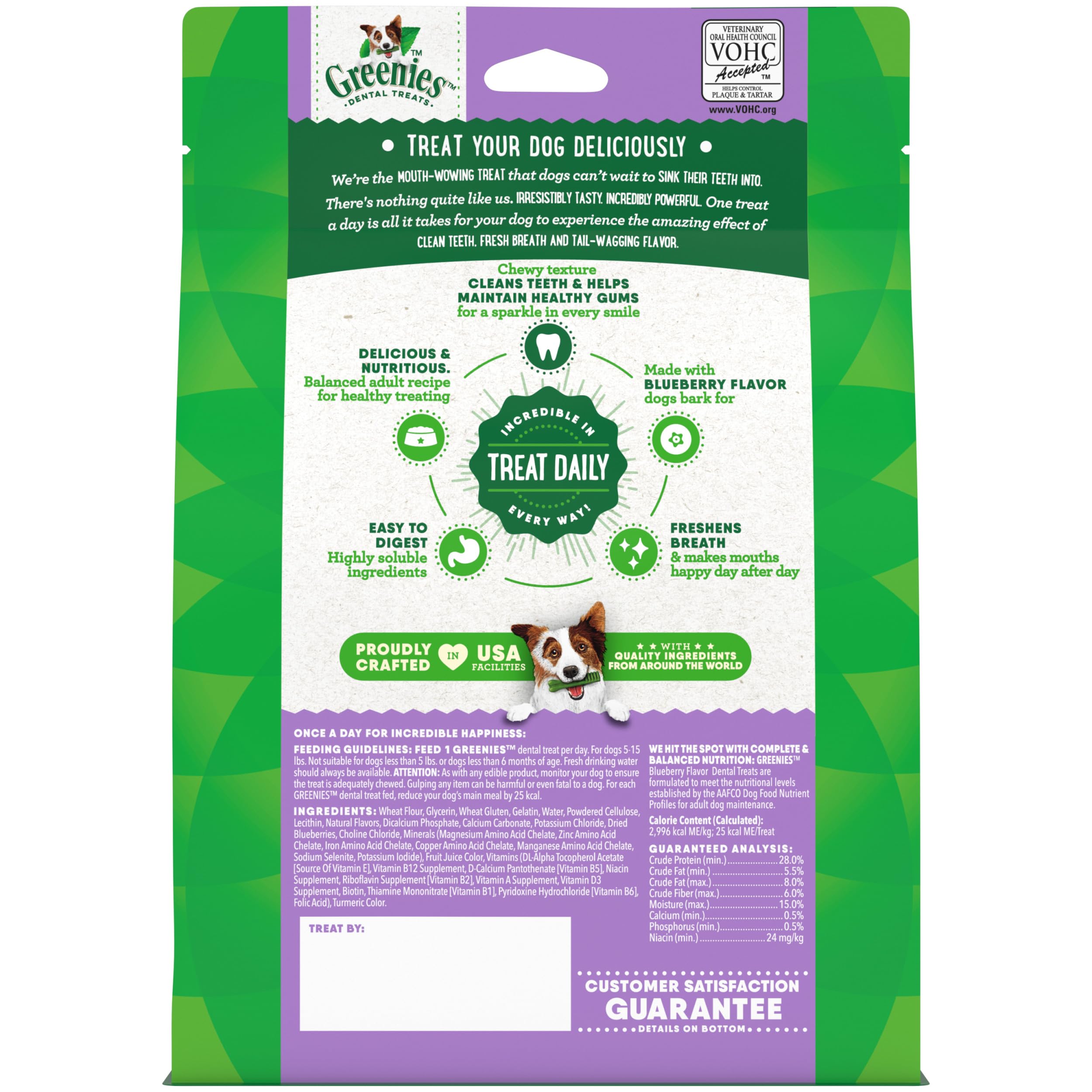Greenies Teenie Blueberry 5-15 lb image highlights small-dog use cases