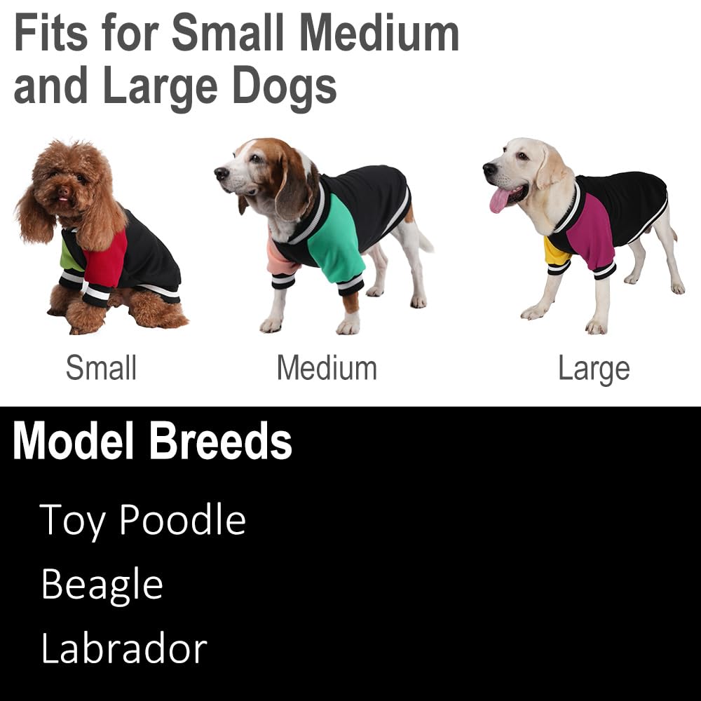 GreenJoy dog sweater offered in six sizes for puppies to adults.