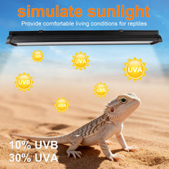 GREENPAW T5 UVB Light with mirror-reflector boosts UVB for efficient basking