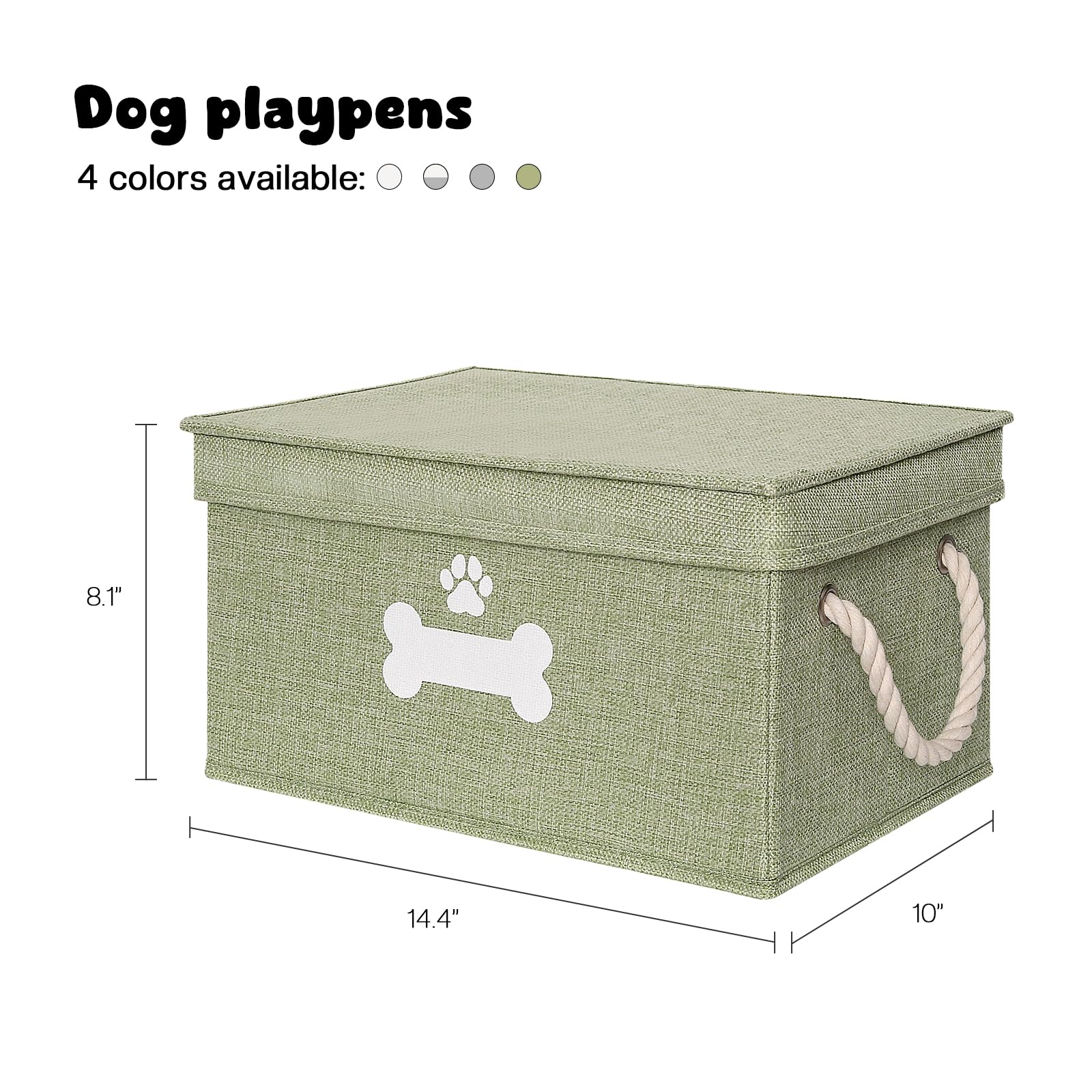 GreenPetopia bedroom toy bin blends with decor while reducing clutter.