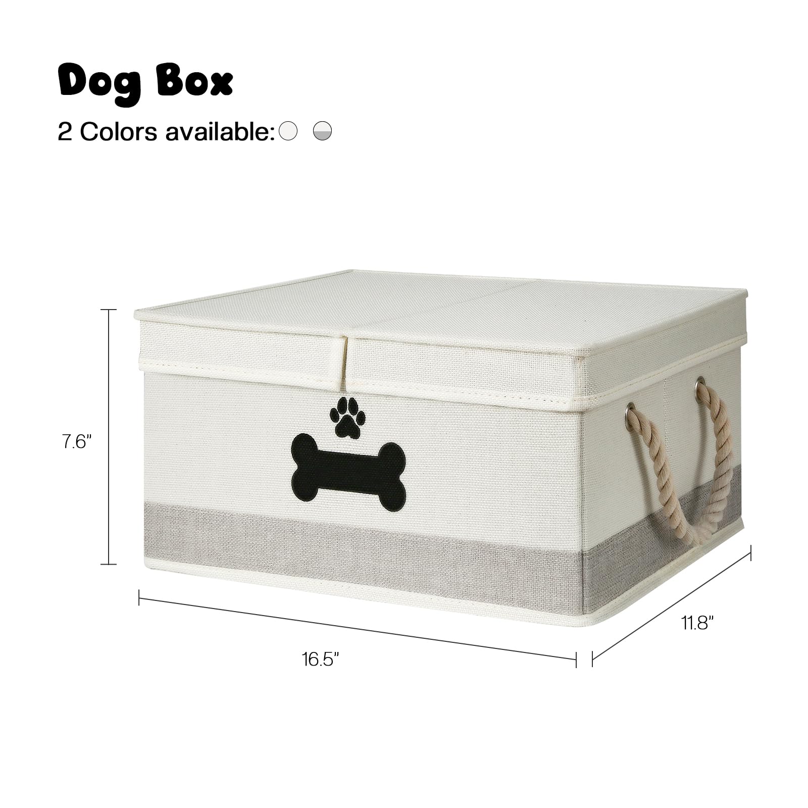 GreenPetopia beige-gray toy basket blends with living room decor and pet accessories.