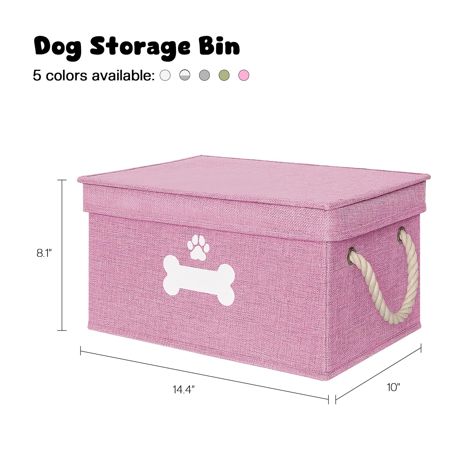 GreenPetopia durable fabric and reinforced cardboard for long-lasting storage