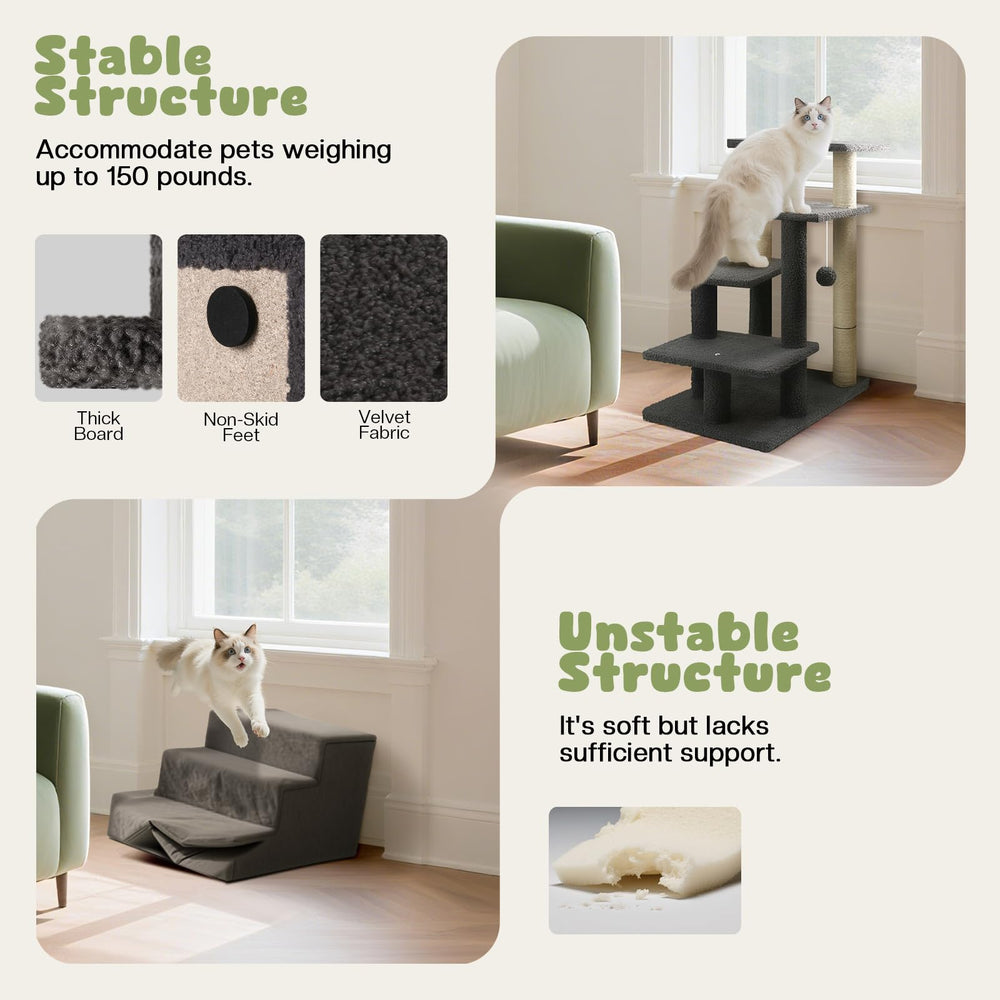 GreenPetopia easy-assembly design lets you set up quickly and keep clean with a lint roller.