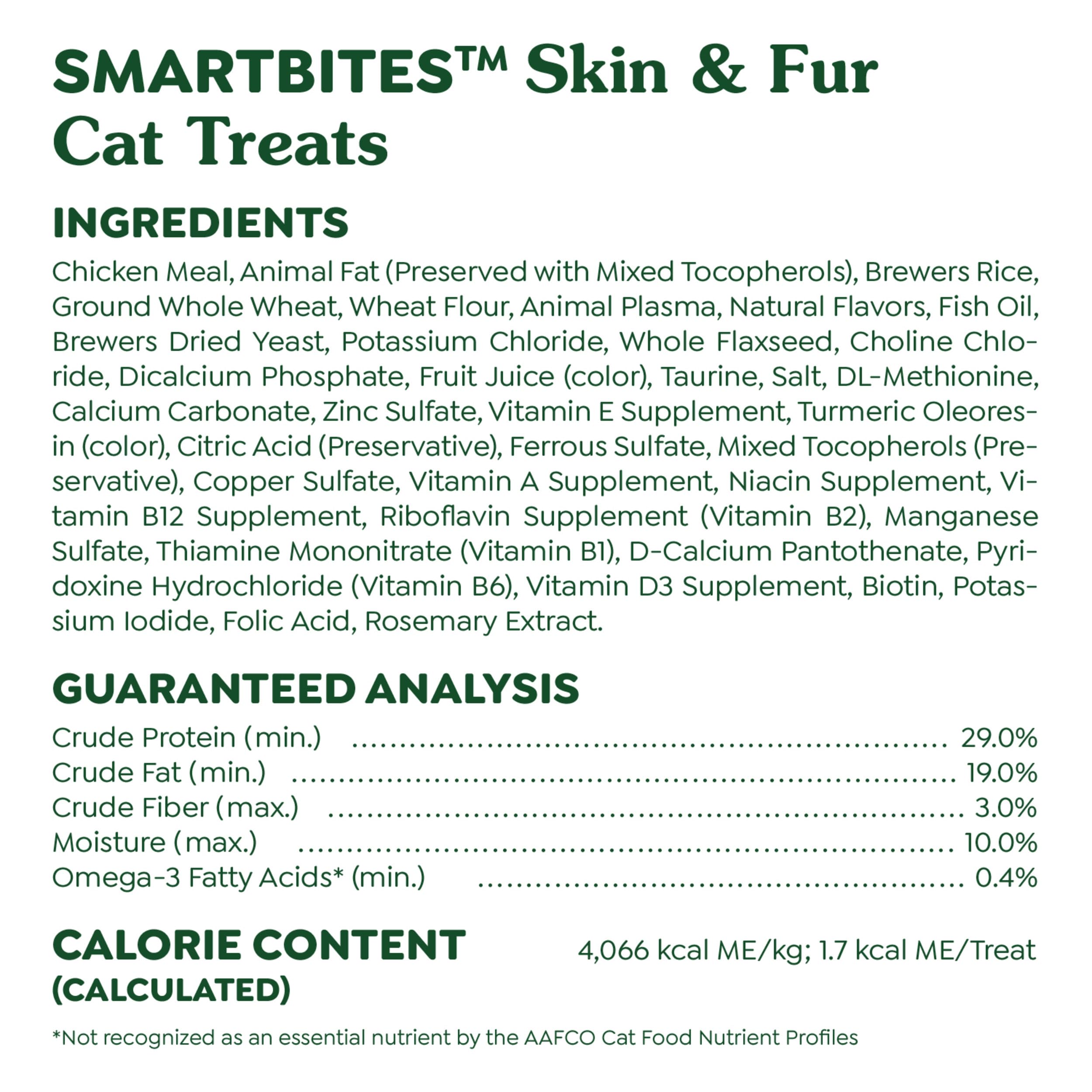 Greenies Feline Smartbites 16 oz tub—bulk freshness and easy storage.