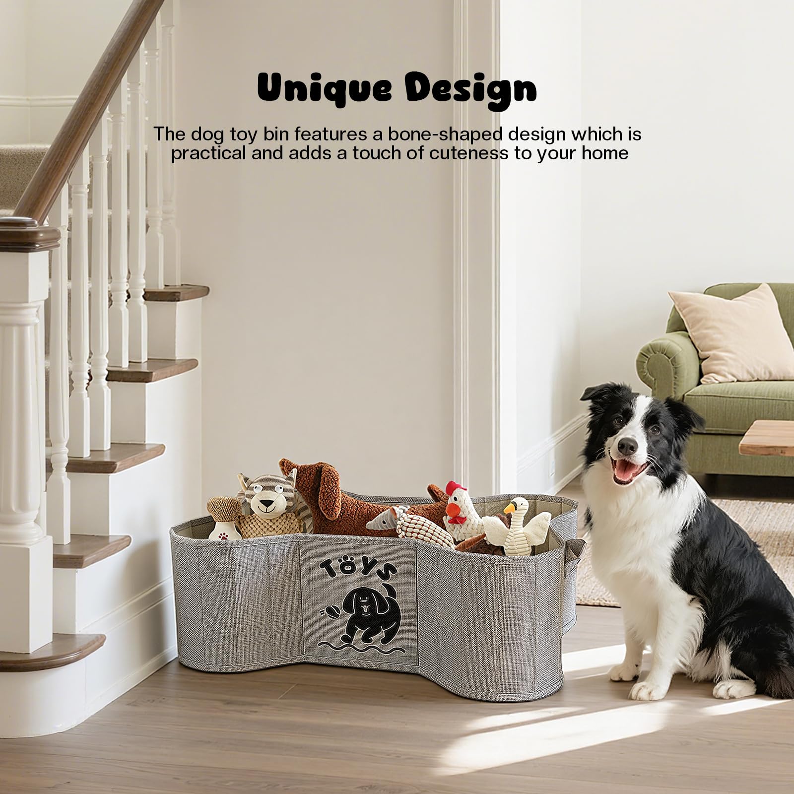 GreenPetopia 39L basket collapsible for compact storage when not in use.
