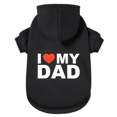 GreenJoy sudadera para perro con capucha, vista frontal, ideal para paseos en frío.