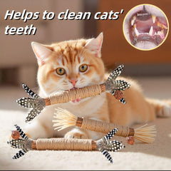 GREMBEB silvervine chew-stick-4 promotes boredom relief during indoor cat play