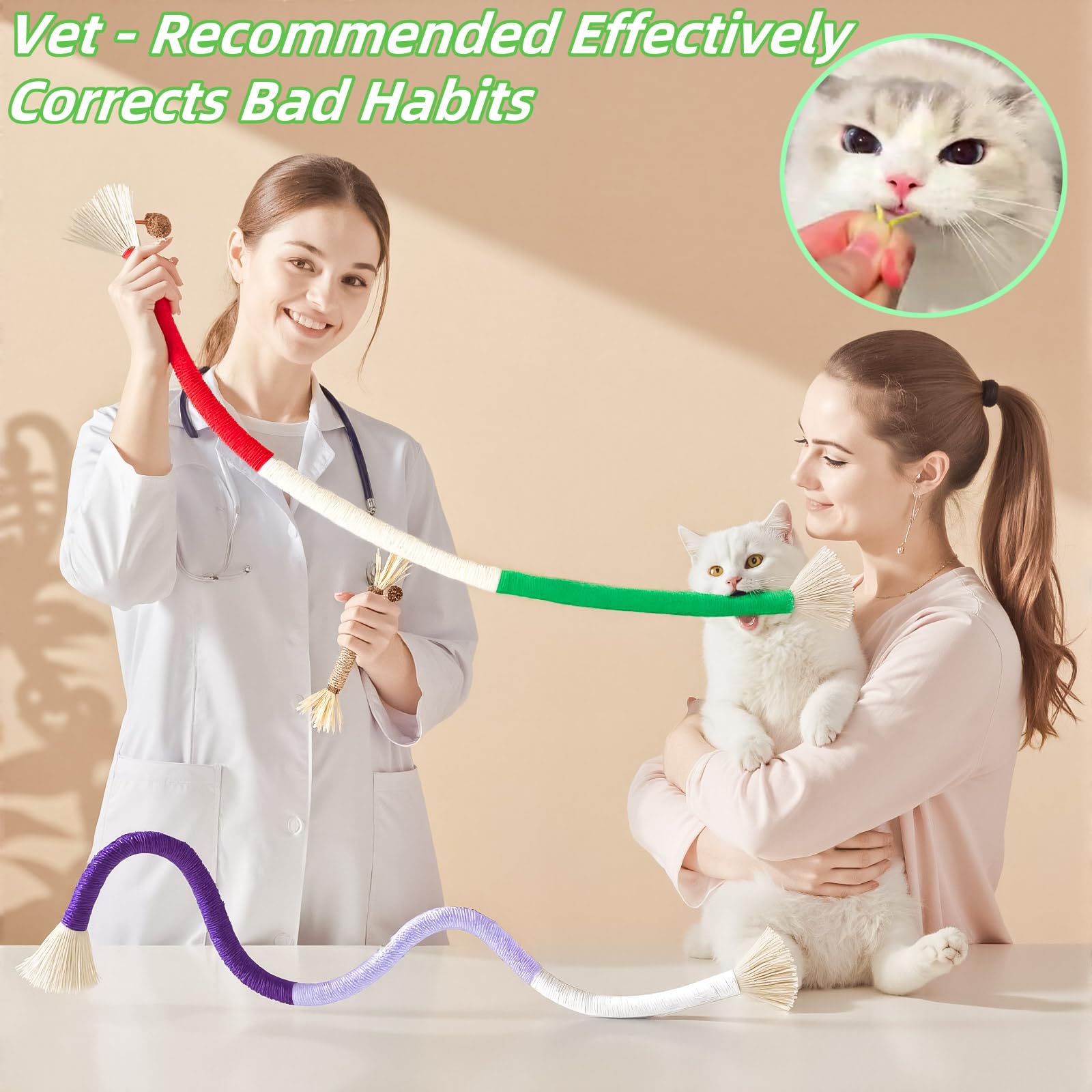 GREMBEB catnip bag included for extended aromatic play sessions