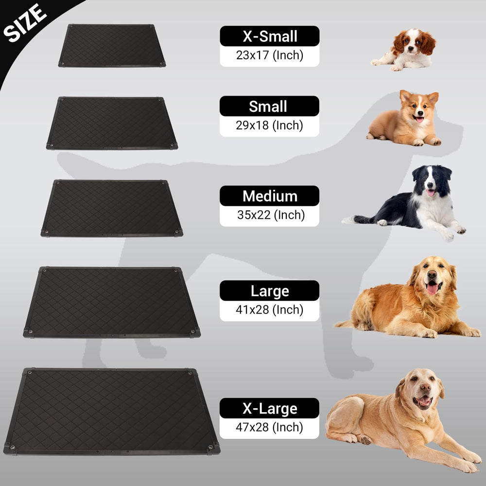 GRENTY easy-clean fabric resists fur and odors, keeping crates fresh.