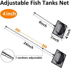 Grepol-V fish net designed for debris removal and gentle cleanup.