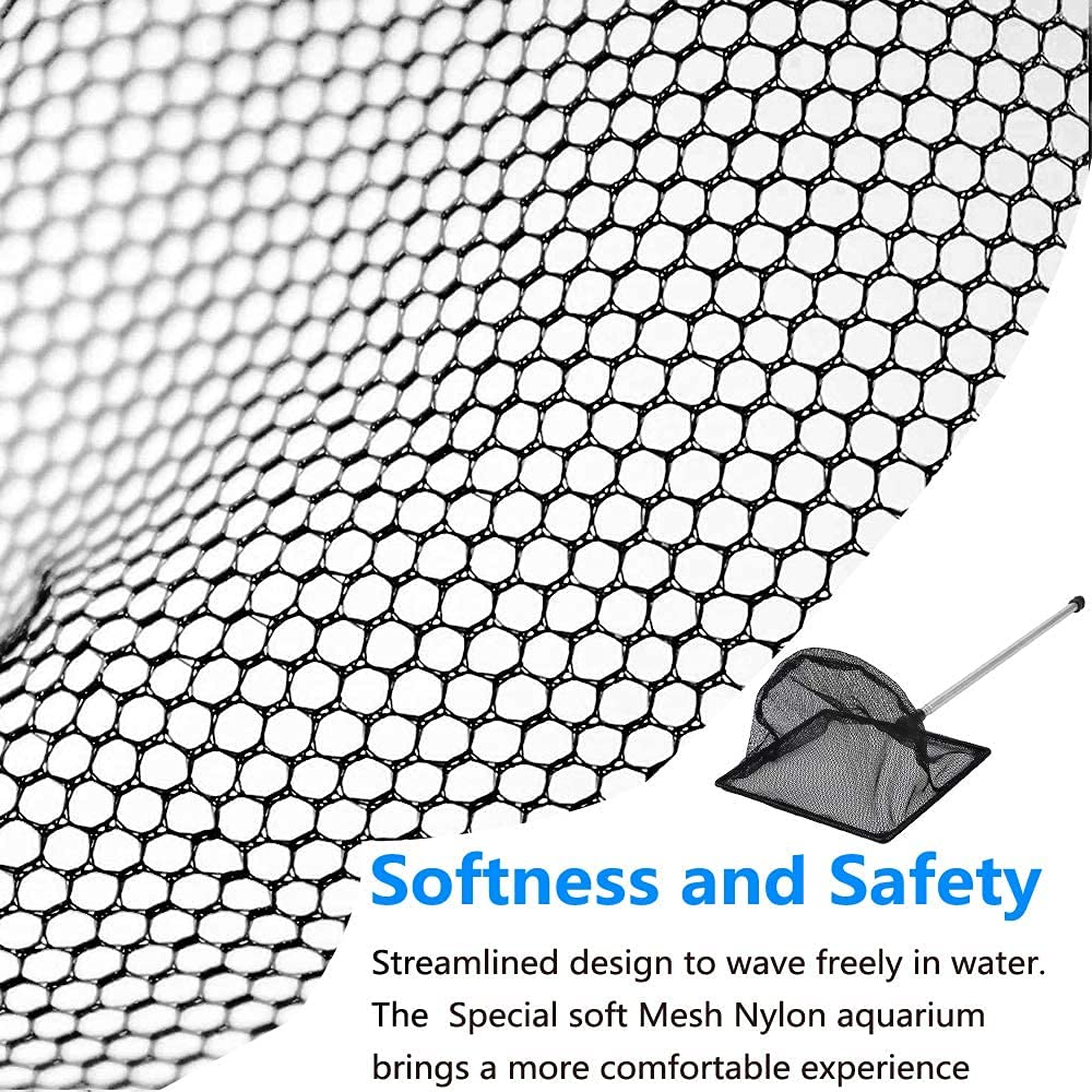 Grepol-V fine nylon mesh stays soft on inhabitants during netting.