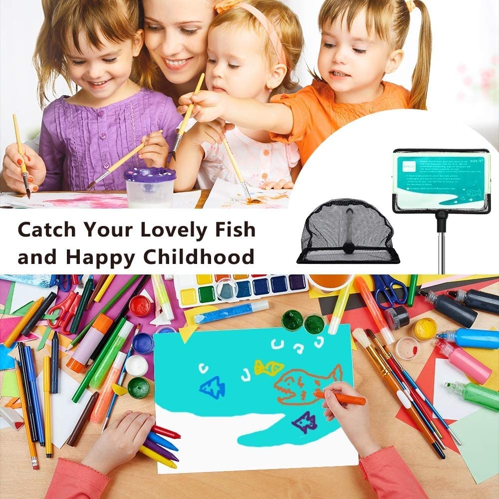 Grepol-V kid-friendly outdoor-use net suitable for ponds and streams.