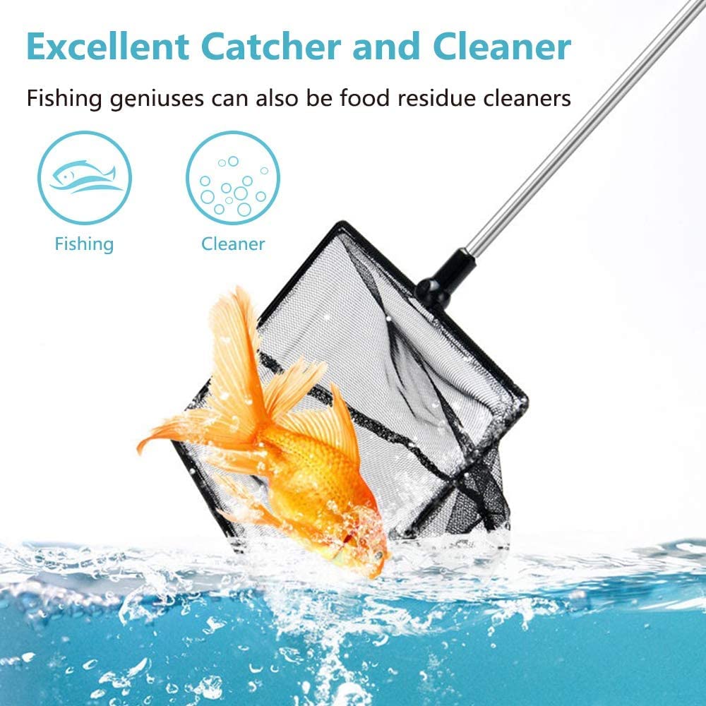 Grepol-V stainless-steel-frame net resists corrosion for long-term use.