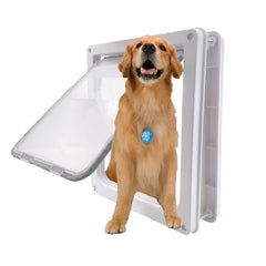 Grestorm large dog door front view showing easy entry for big dogs