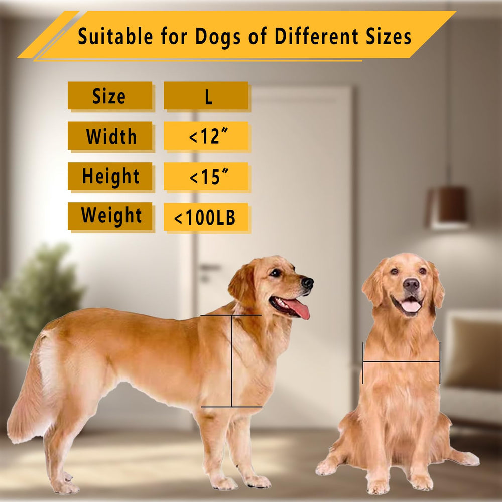 Grestorm large dog door outer frame mounted on door, stylish integration