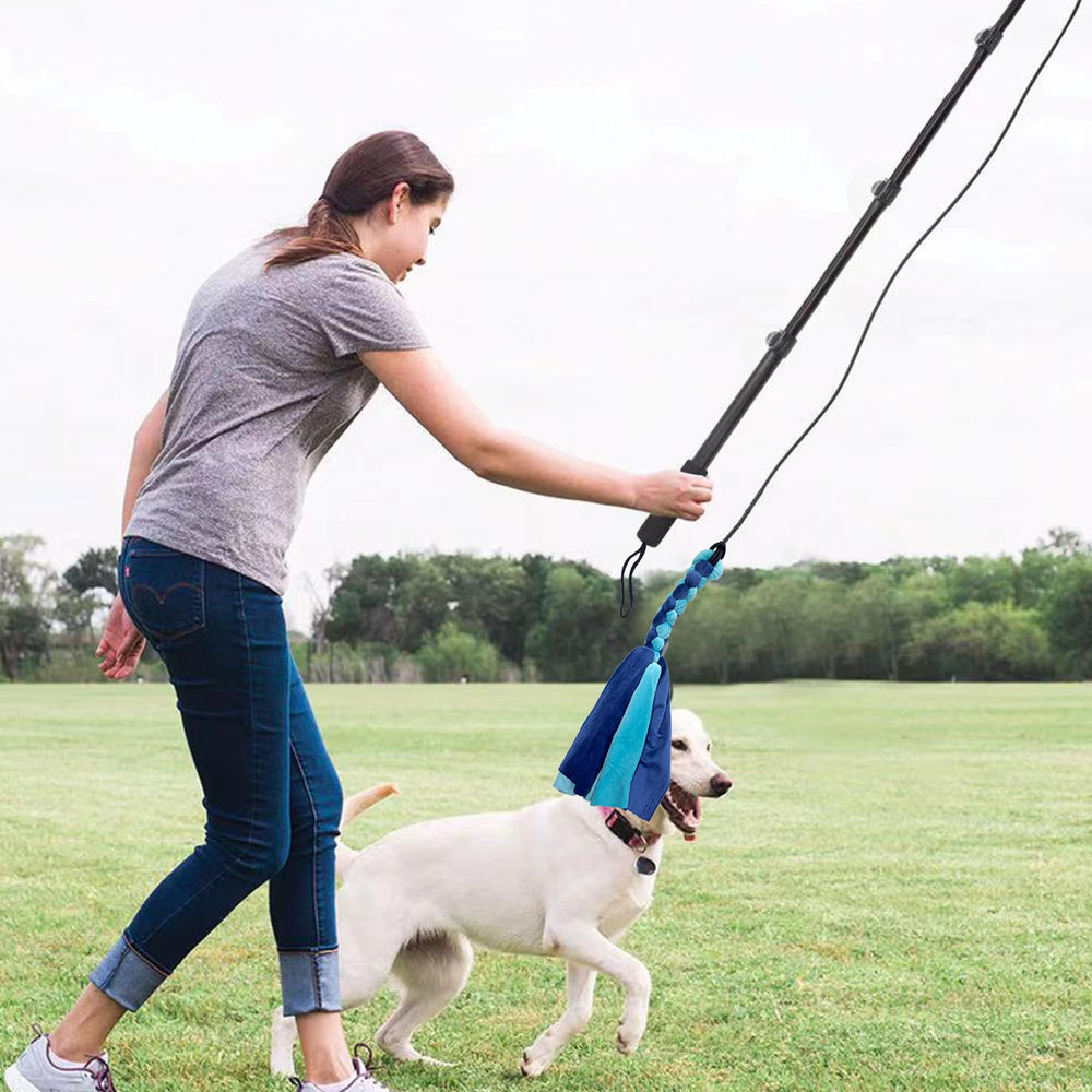 GRETMIX Flirt Pole portable design makes storage and travel easy.