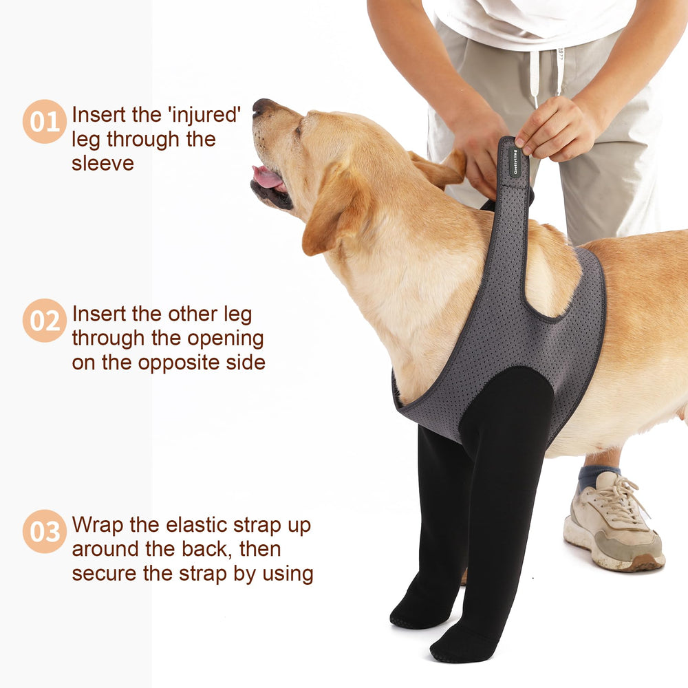 Grettytling dog socks adjustable-straps secure snug cuff