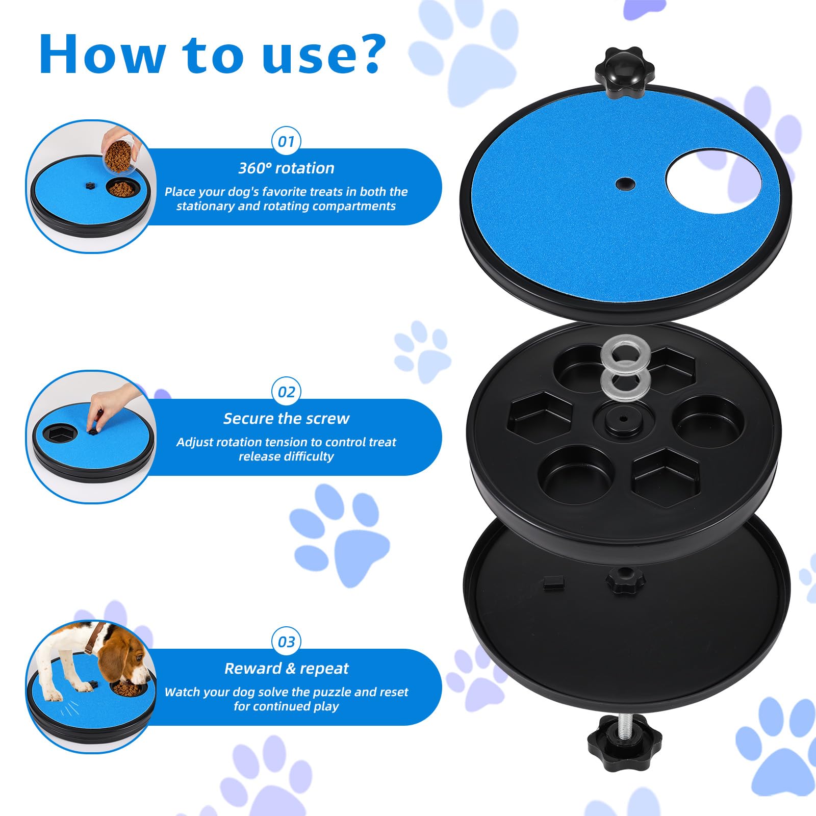 Grevosea non-slip base keeps the scratch board stable during grooming