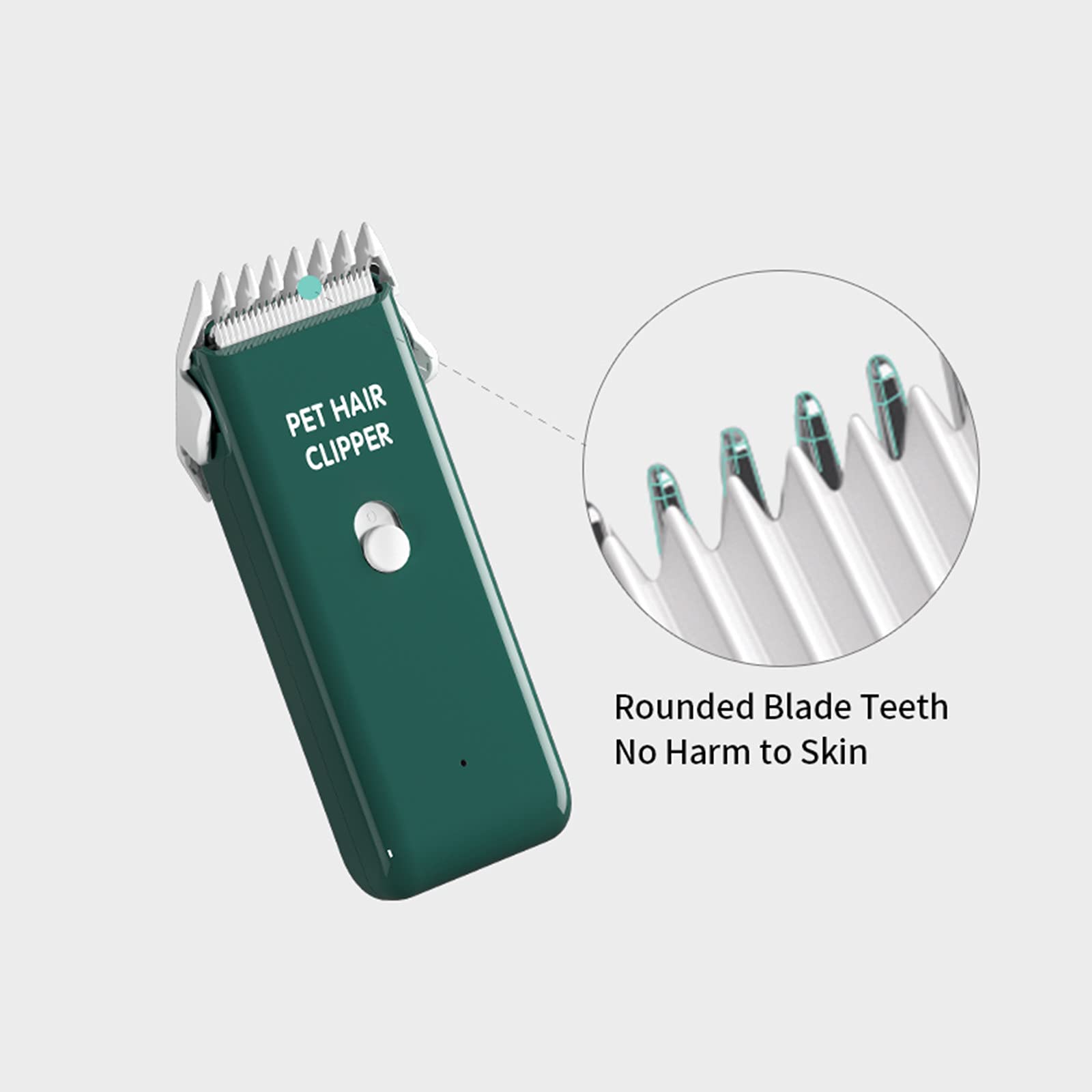 Grimgrow clipper ergonomic design in hand for comfortable, effortless trims